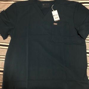 FIGS NWT - Caribbean Blue Scrub Top